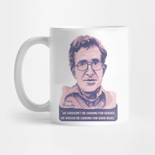 Noam Chomsky Portrait and Quote Mug